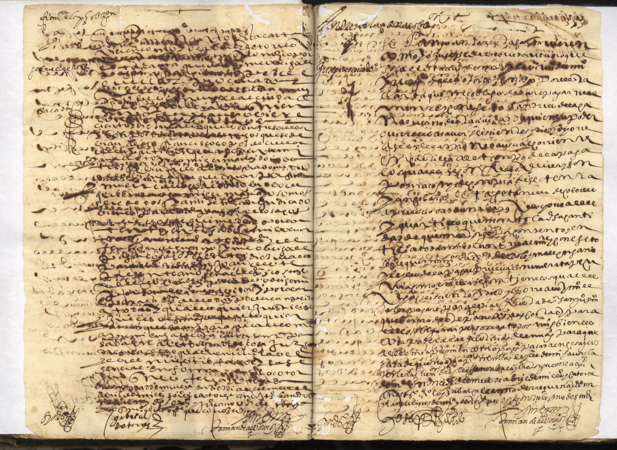 Registro de Damián de Albornoz, Murcia de 1614.